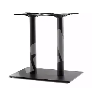 Kõrgekvaliteediline terasest lauaalus suurtele pindadele kuni 140x80 cm, kahe ümara jalaga, saadaval kõrgus 60 cm, 72 cm, 106 cm
