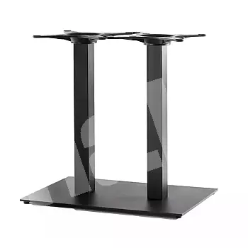 Kahekordne metallist lauaalus suurtele pindadele kuni 140x80 cm, ristkülikukujuliste sammastega, saadaolevad kõrgused 60 cm, 72 cm, 106 cm