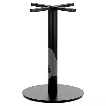 Dinning table base made of steel, height 72.5 cm, bottom plate diameter 49.5 cm, weight 13.8 kg