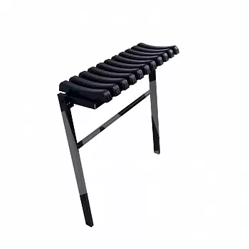 Betoonitav metallist PVC ribidega surnuaiapink - langetusmehhanism, kõrgus 75 cm, pikkus 50, 72 või 82 cm