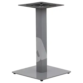 Metallist lauaalus terasest, hall värv, jala mõõdud: 45 x 45 cm, kõrgus 72,5 cm, kaal 16,8 kg, pindadele kuni 70x70 cm