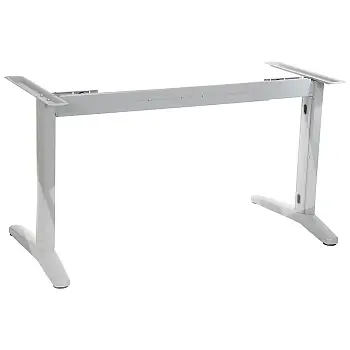 Reguliuojamo pločio metalinis stalo rėmas pagamintas iš plieno, aukštis 72,5 cm, plotis 119-159 cm