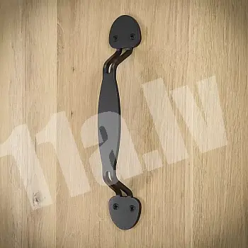 Sliding Door Metal Handle made from steel, Black Color, Set of 4 Pieces, length 24.3 cm