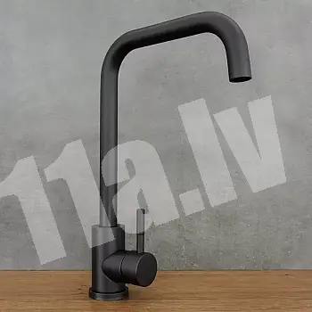 Elegantne roostevabast terasest seisev segisti, kõrgus 33,5 cm, tila pikkus 17 cm, must, antiikne või roosa kuldne värv