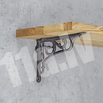 Decorative steel shelf holders Decoria, 12,5x12,5 cm set of two pcs.