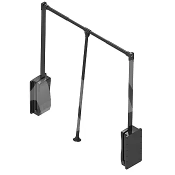 REJS pantografas spintai Lifter Basic, plotis 54 - 71 cm, juodos spalvos