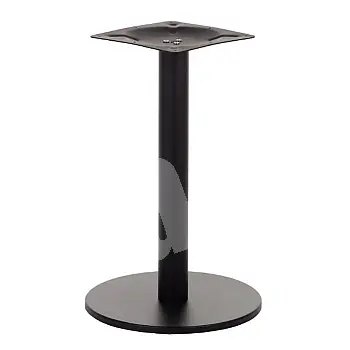 Metalinis stalo pagrindas, juodas Ø 45 cm, aukštis 71,5 cm