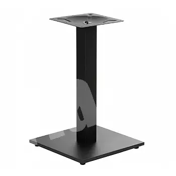 Metallist keskne lauajalg plastikraskusega, 40x40 cm, kõrgus 72 cm, 10,6 kg