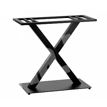 &amp;amp;quot;X&amp;amp;quot; raam metallist alus suurtele lauapindadele, valmistatud terasest, kõrgus 73 cm, põhjaplaadi mõõdud 69,5x39,5 cm
