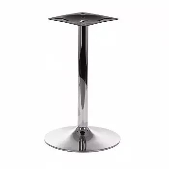 Hromēta galda pamatne, diametrs 45 cm, augstums 71,5 cm