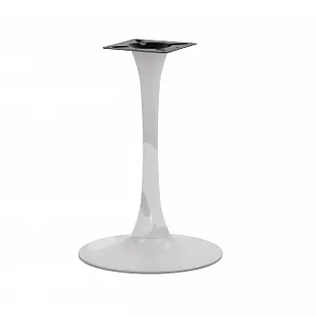 Metal table base, white-gray, diametr 49 cm, height 72.5 cm