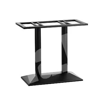 Metāla galda pamatne pulverkrāsota. Pamatne 69,5x39,5 cm, augstums 72 cm