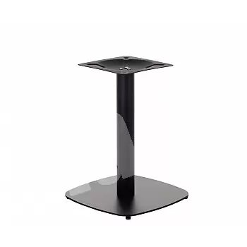 Metāla galda pamatne ar centrālo kāju, izmēri 45x45 cm, augstums 57.5 cm, svars 13.1 kg