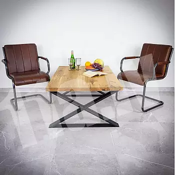 X-tüüpi metallist lauajalad, mõõdud 40x45cm, 60x40cm või 80x45cm, komplektis 2 jalga