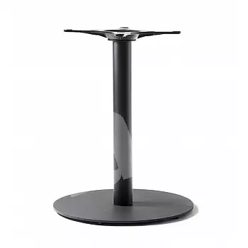 Metal table leg for large table surfaces up to 120 cm, available height 60, 72 or 106 cm