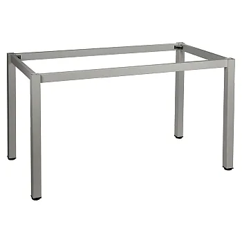 Metalinis stalo rėmas su kvadratinėmis kojomis, aukštis 72,5 cm, paviršiaus matmenys 156x66 cm, galimos įvairios spalvos