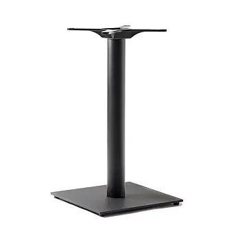 Aukštos klasės metalinis centrinis stalo pagrindas, pagamintas iš plieno, stalviršiui iki 80x80 cm, aukštis 72 cm, svoris 17 kg, galimas bet kuria RAL spalva