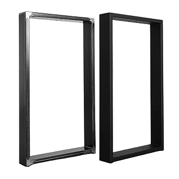Metal table legs, rectangular, made of steel, size 40x71cm, 2 pcs.