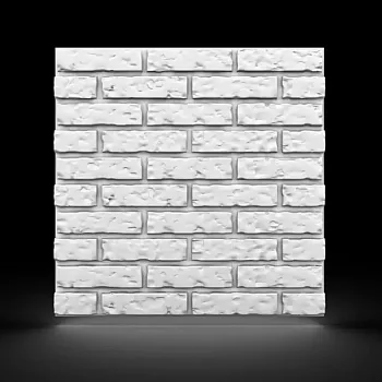 3D putupolistirola dekoratīvie sienu paneļi ar ķieģeļa efektu 60x60 cm, komplektā 16 gab (5,76 m2)