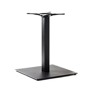 HoReCa centrālā galda kāja, izgatavota no tērauda, piemērota galda virsmām līdz 100x100 cm, piemērota kafijas galdiņiem, pusdienu galdiem vai bāra galdiem, jebkurā RAL krāsā