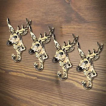 Riidepuude komplekt 4 tk, alumiinium, kallis, kõrgus 15 cm