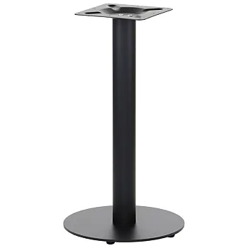 Metalinė centrinė stalo koja, juoda, Ø40 cm, aukštis 72 cm