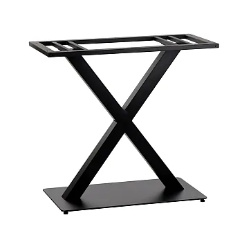 &amp;amp;quot;X&amp;amp;quot; raam metallist alus suurtele lauapindadele, valmistatud terasest, kõrgus 73 cm, põhjaplaadi mõõdud 69,5x39,5 cm