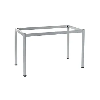 Metāla galda rāmis ar apaļām kājām, izmērs 136x76 cm, pieejamas krāsas - alumīnijs, balts, melns vai grafīts