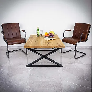 X-tüüpi metallist lauajalad, mõõdud 40x45cm, 60x40cm või 80x45cm, komplektis 2 jalga