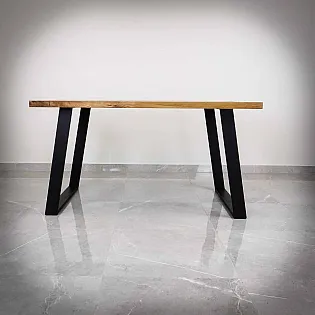 Patvari metalinė stalo koja iš plieno, kvadrato formos, aukštis 72 cm, matmenys 75x72 cm, rinkinyje 2 vnt