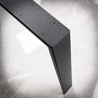 Premium black steel A-frame table legs Set of 2 40x45cm, heavy-duty, classic style for DIY desks tables