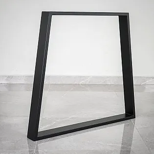 Metal table legs in the shape of a trapezoid made of steel, height 71 cm, dimensions 80x71cm, in a set of 2 pcs.