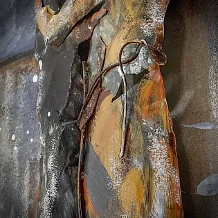 3D metālmāksla Lietus dienas rezonanse, izmēri 70x120cm
