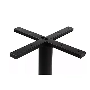 Centrālā ēdamgalda kāja no tērauda, augstums 72,5 cm, apakšējās plāksnes diametrs 49,5 cm, svars 13,8 kg