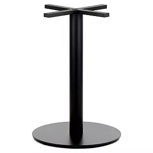 Central dinning table base made of steel, height 72.5 cm, bottom plate diameter 49.5 cm, weight 13.8 kg