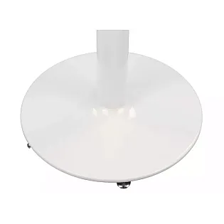 Eleganta metāla centrālā galda pamatne no tērauda, augstums 72,5 cm, pamatnes diametrs 46 cm, balta krāsa
