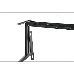 Platumā regulējams metāla galda rāmis no tērauda, augstums 72.5 cm, platums 135 - 175 cm
