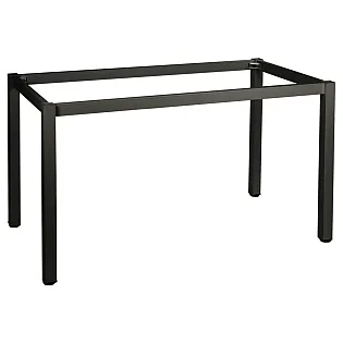 Table frame with square legs, size 116x76 cm, height 72.5 cm, various frame colors