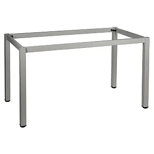 Metallist lauaraam kandiliste jalgadega, mõõdud 76x76 cm, kõrgus 72,5 cm, erinevad raami värvid