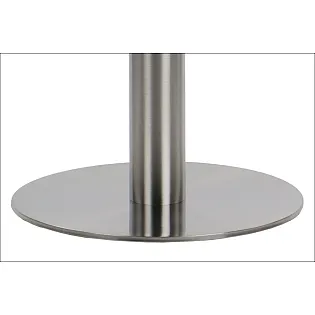 Nerūsējošā tērauda centrālā galda pamatne, matēta, pamatnes diametrs 39.5 cm, augstums 72.5 cm