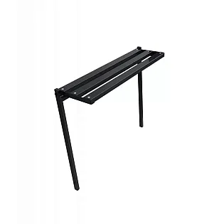Metallic bench for cemetery use with PVC boards and lowering mechanism, width 73 or 83 cm