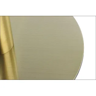 Standarta augstuma centrālā metāla galda kāja, augstums 72,5 cm, melna krāsa, apakšējā plate zelta krāsā, apakšējās plates diametrs 45 cm, piemērota galda virsmām ar diametru līdz 70 cm