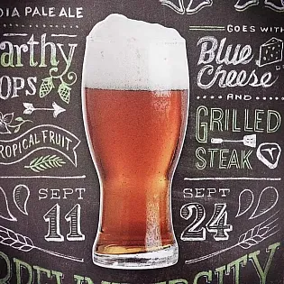 Decorative wall plaque Beer mug, size 30x20 cm