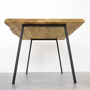 Metāla galda kājas melnā krāsā PI Light, izmērs 72x75 cm, komplektā 2 gab.