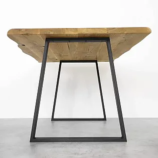 Metallist trapetsikujulised lauajalad, terasest, mõõdud 65x71cm, komplektis 2 tk.