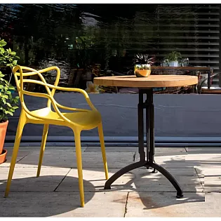 Metal table base from steel with tripod 3 legs base, height 60, 72 or 106 cm, in any RAL colors