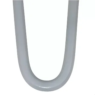 12 mm apaļa stieņa galda kājas ar augstumu 61 cm, komplektā 4 gab, melnā, baltā, pelēkā vai zelta krāsā