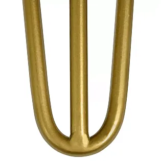Table legs made of three solid steel rods, diameter 12 mm, height 61, set of 4, black, white, grey or golden colors