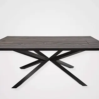 Aukščiausios kokybės stalo pagrindas dideliems valgomojo stalams, aukštis 72 cm, plotis 70 cm, ilgis 136 cm, elegantiškas dizainas su 6x6 cm kvadratinėmis kojomis