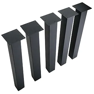 Metalinės stalo kojos Classic, pagamintos iš plieno, aukštis 71 cm, rinkinyje 5 vnt.